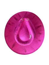 Charger l'image dans la galerie, Chapeau Tye & Dye FEDORA Fushia