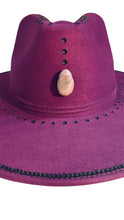 Charger l'image dans la galerie, Chapeau Symboles & Pierre précieuse FEDORA Violet