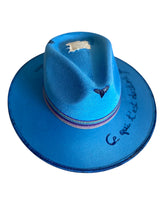 Charger l'image dans la galerie, Chapeau FEDORA Bleu flash