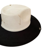 Charger l'image dans la galerie, Chapeau Bijou Piercing FEDORA Bi-color