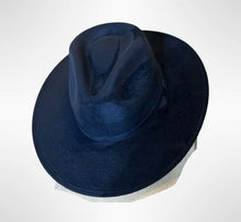 Charger l'image dans la galerie, Chapeau FEDORA Bleu marine avec personnalisation