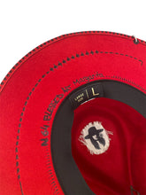 Charger l'image dans la galerie, Chapeau Bijou FEDORA Rouge
