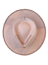 Charger l'image dans la galerie, Chapeau Couture FEDORA Vieux rose