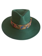 Charger l&#39;image dans la galerie, Chapeau FEDORA Vert
