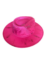 Charger l'image dans la galerie, Chapeau Tye &amp; Dye FEDORA Fushia

