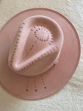 Charger l&#39;image dans la galerie, Chapeau FEDORA Vieux rose
