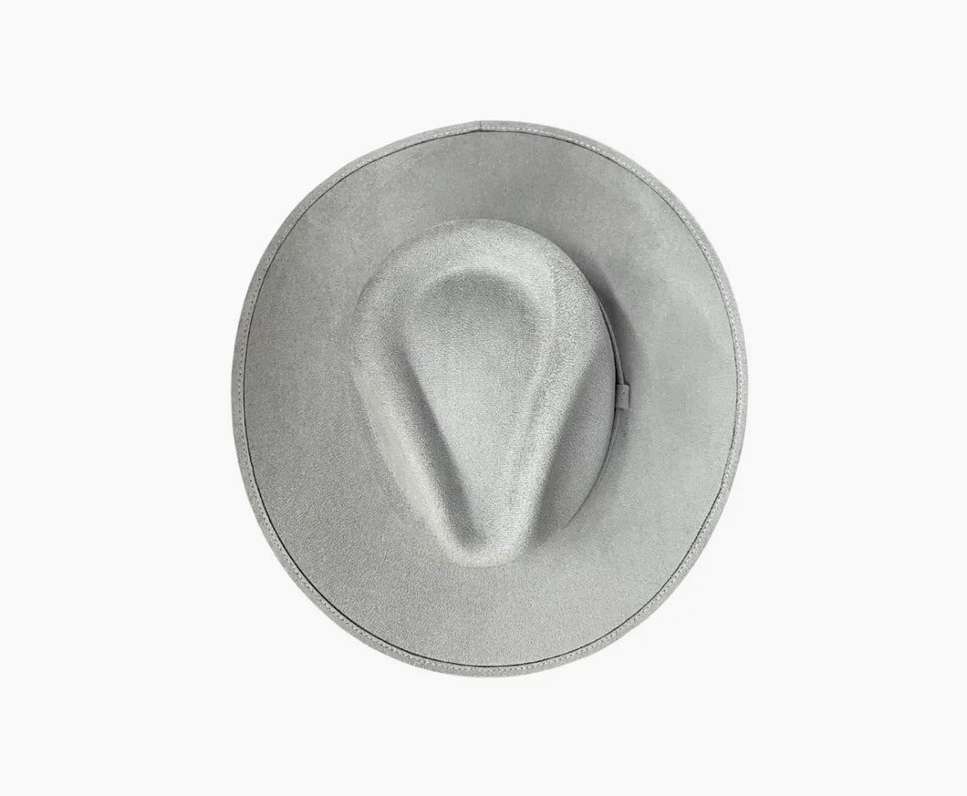 Chapeau FEDORA Gris avec personnalisation