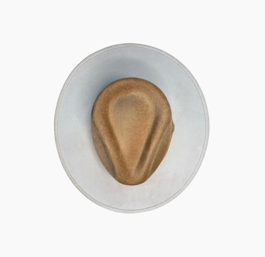 Chapeau FEDORA Bi-couleurs avec personnalisation