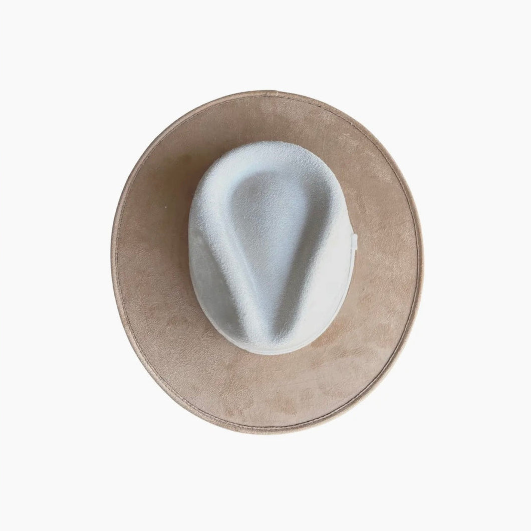 Chapeau FEDORA Bi-couleurs avec personnalisation